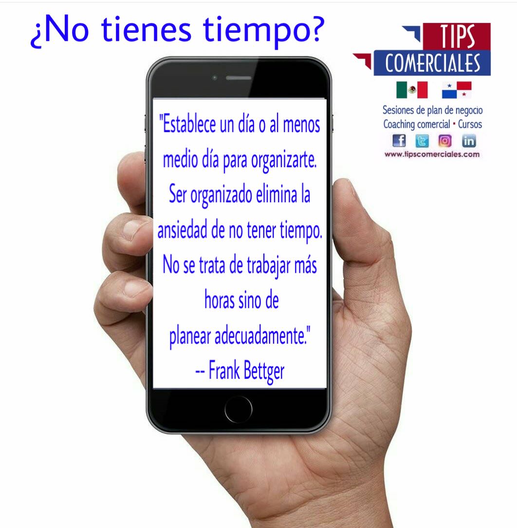 ¿No tienes tiempo?