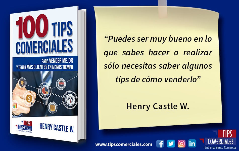 100 Tips Comerciales para vender mejor y tener más clientes en menos tiempo